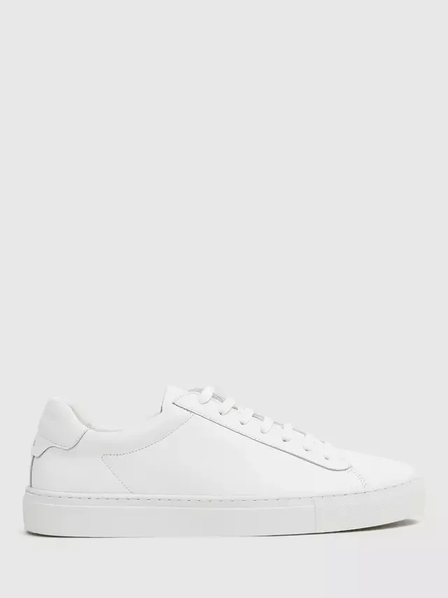 Кожаные кроссовки Финли Reiss, White