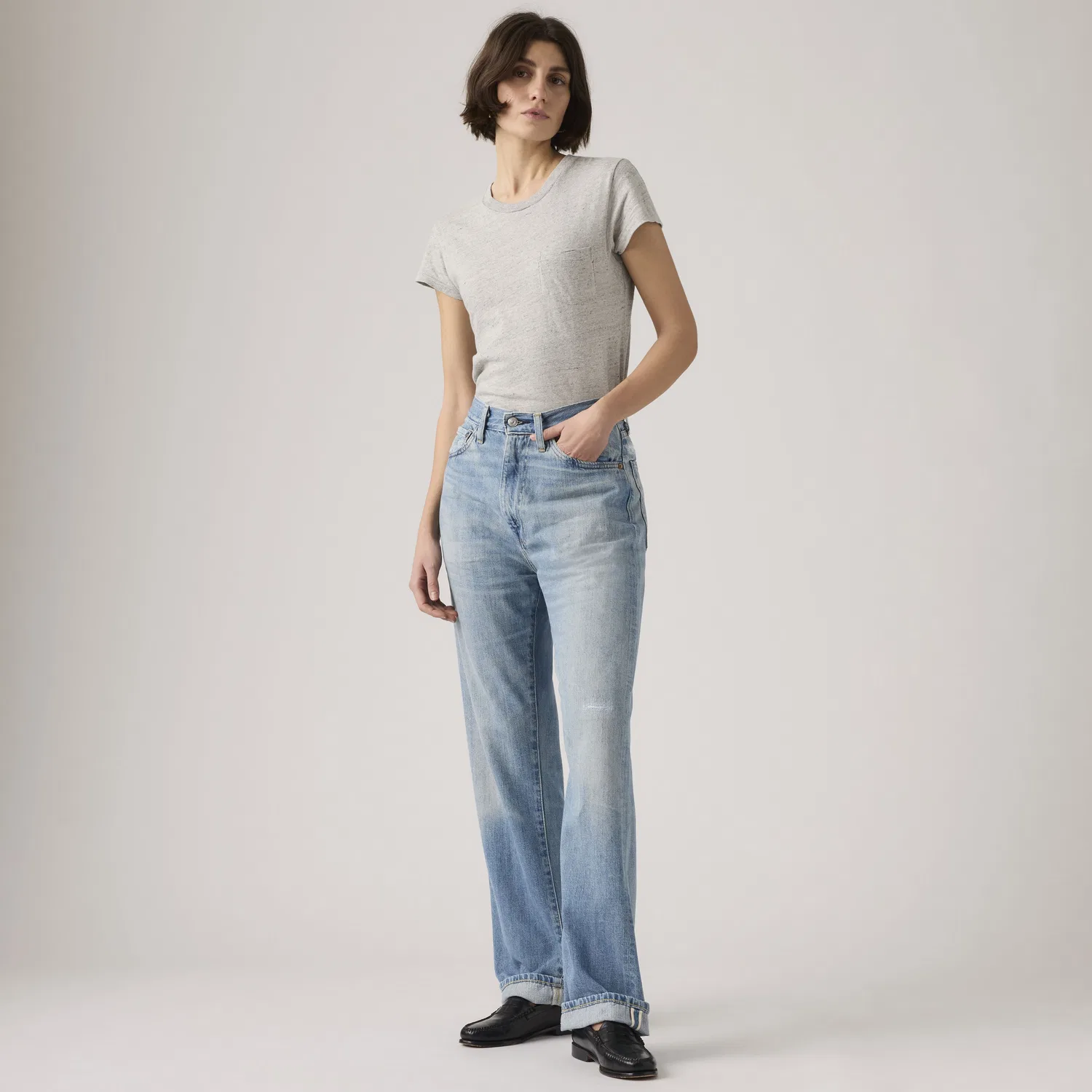 Женские джинсы 701 1950-х годов Levi's, Light Wash
