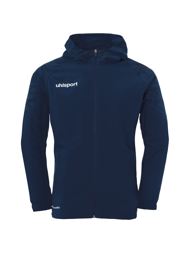 

Куртка с капюшоном GOAL 25 EVO WOVEN HOOD JACKET темно-синего цвета uhlsport