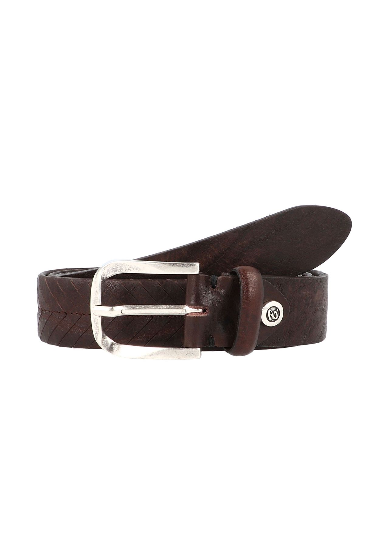 

Ремень Vince кожаный B.BELT, цвет Dark Brown