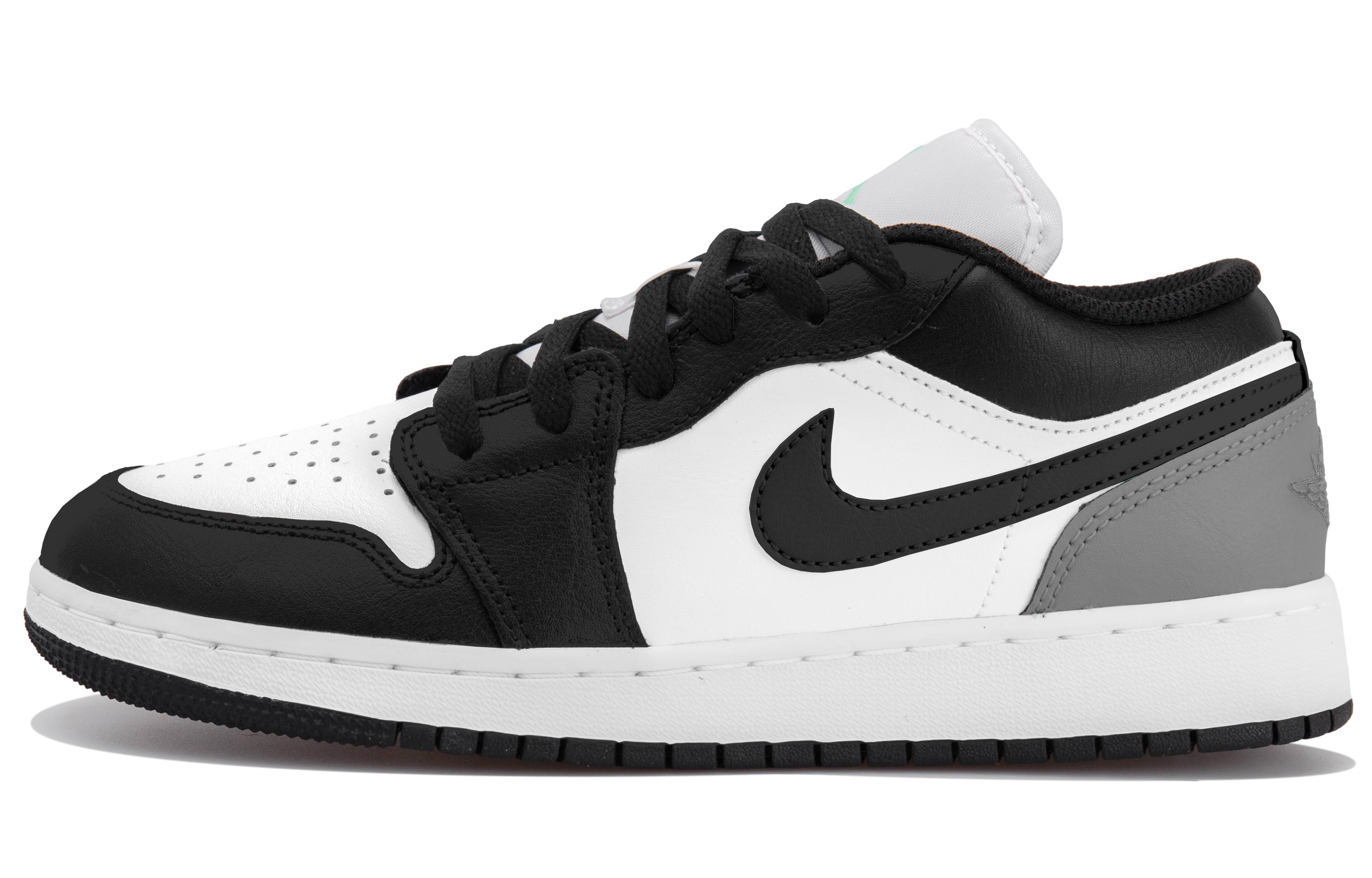 

Кроссовки Air Jordan 1 Vintage Basketball Shoes Men Low-top Black/white/gray, белый/черный