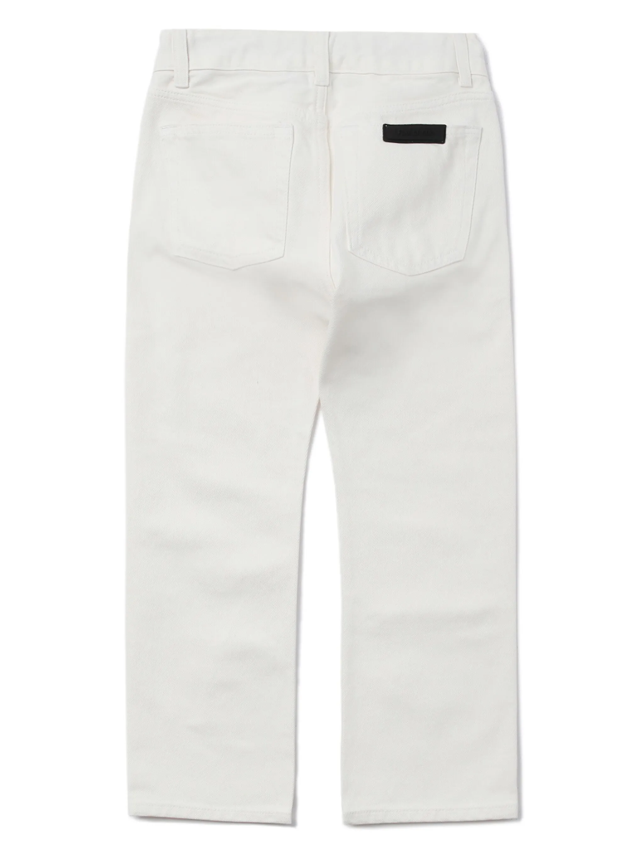 Джинсы с нашивкой-логотипом Fear Of God Essentials Kids, белый — фото 2