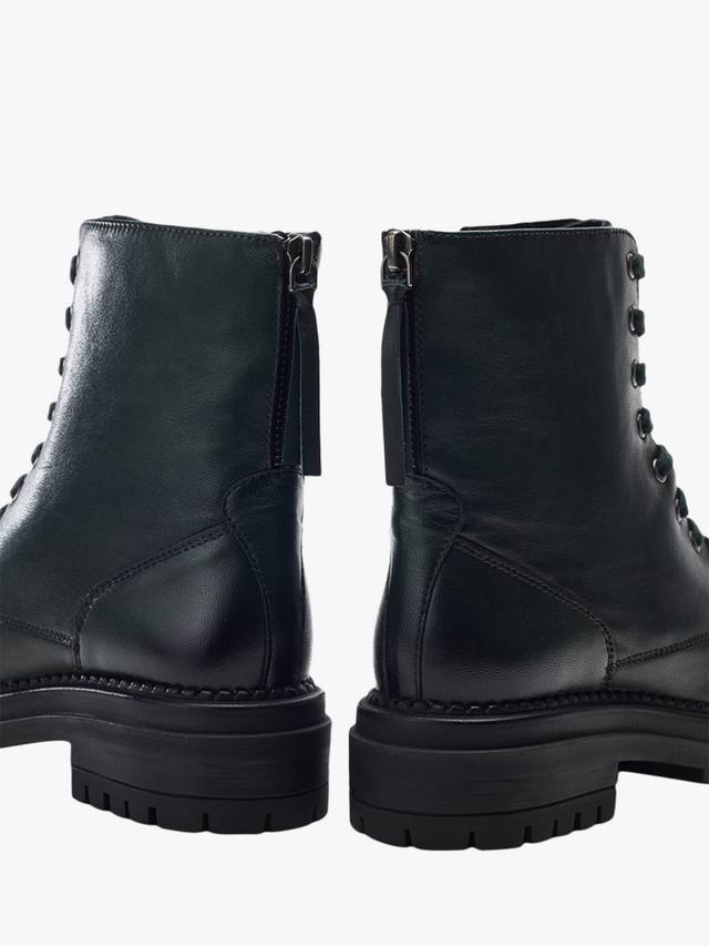 Onnay кожаные шнурованные ботинки до щиколотки Moda in Pelle, Dark Green — фото 4