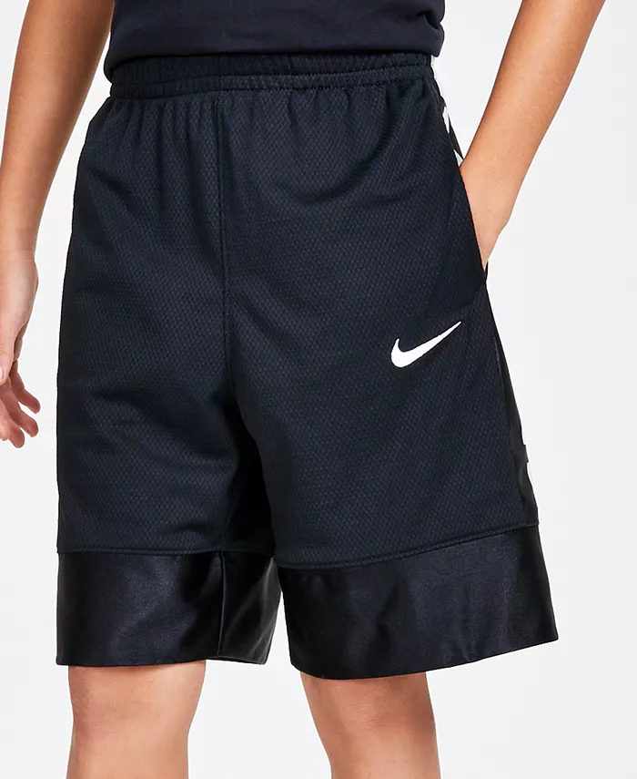 Элитные баскетбольные шорты Big Boys Dri-FIT Nike, черный — фото 4