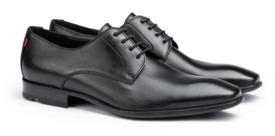 

Туфли Lloyd на шнуровке "Леонард", вечерние туфли, костюмные туфли, свадебные туфли с кожаным салоном, черный