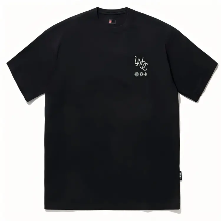 

LINING Футболка мужская черная, Черный, LINING Футболка мужская черная