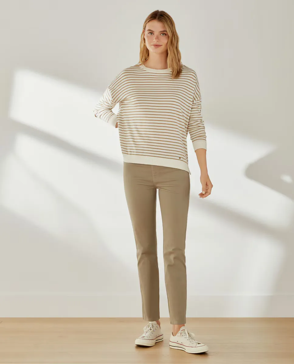 

Прямые однотонные женские джеггинсы Southern Cotton, зеленый