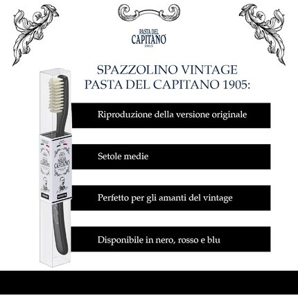 Паста дель Капитано 1905 Зубная щетка Pasta Del Capitano 1905 — фото 3