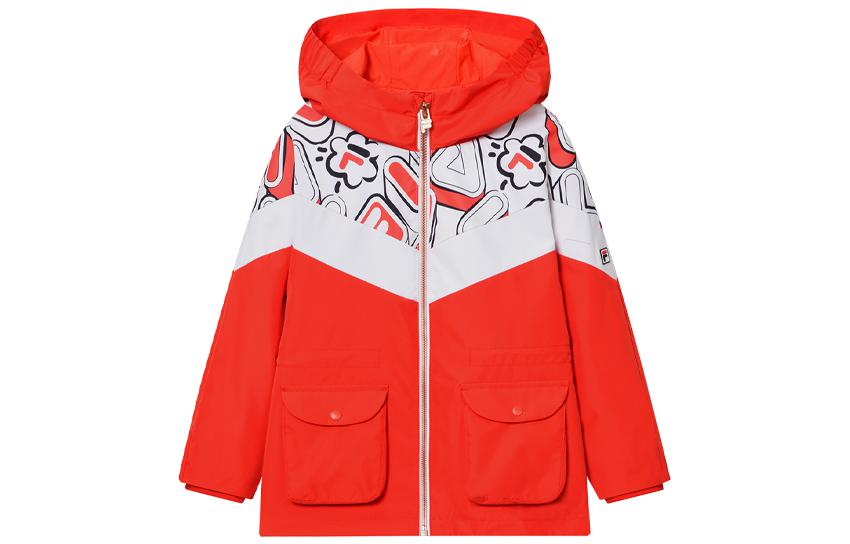 

FILA KIDS Красная детская пуховая куртка