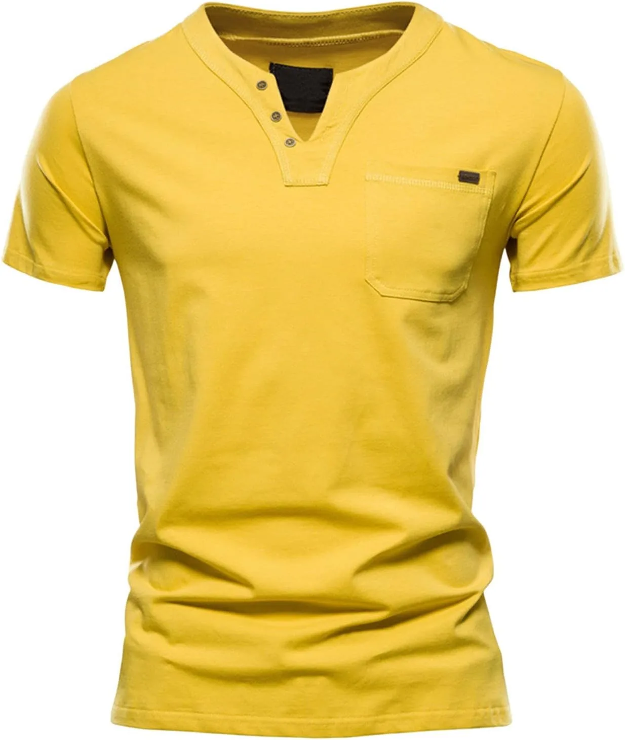 Футболка летняя мужская Casual Athletic V-образный вырез короткий рукав легкая дышащая