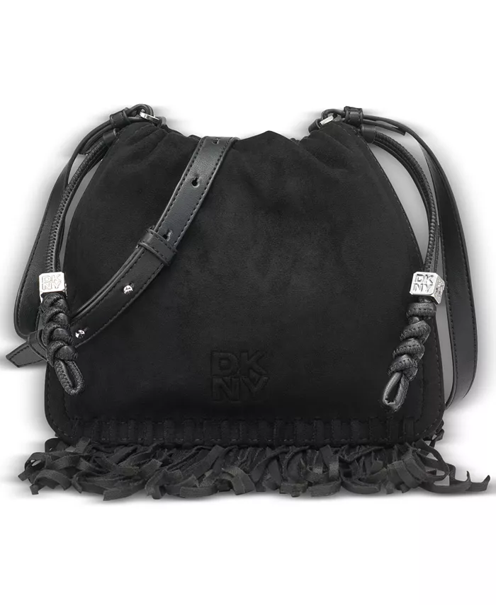 

Сумка-тоут Halle Small Drawstring Crossbody DKNY, черный