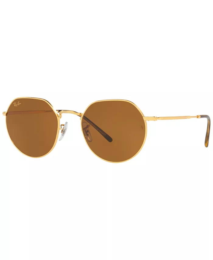 

Унисекс солнцезащитные очки Jack, RB3565L Ray-Ban, золотой