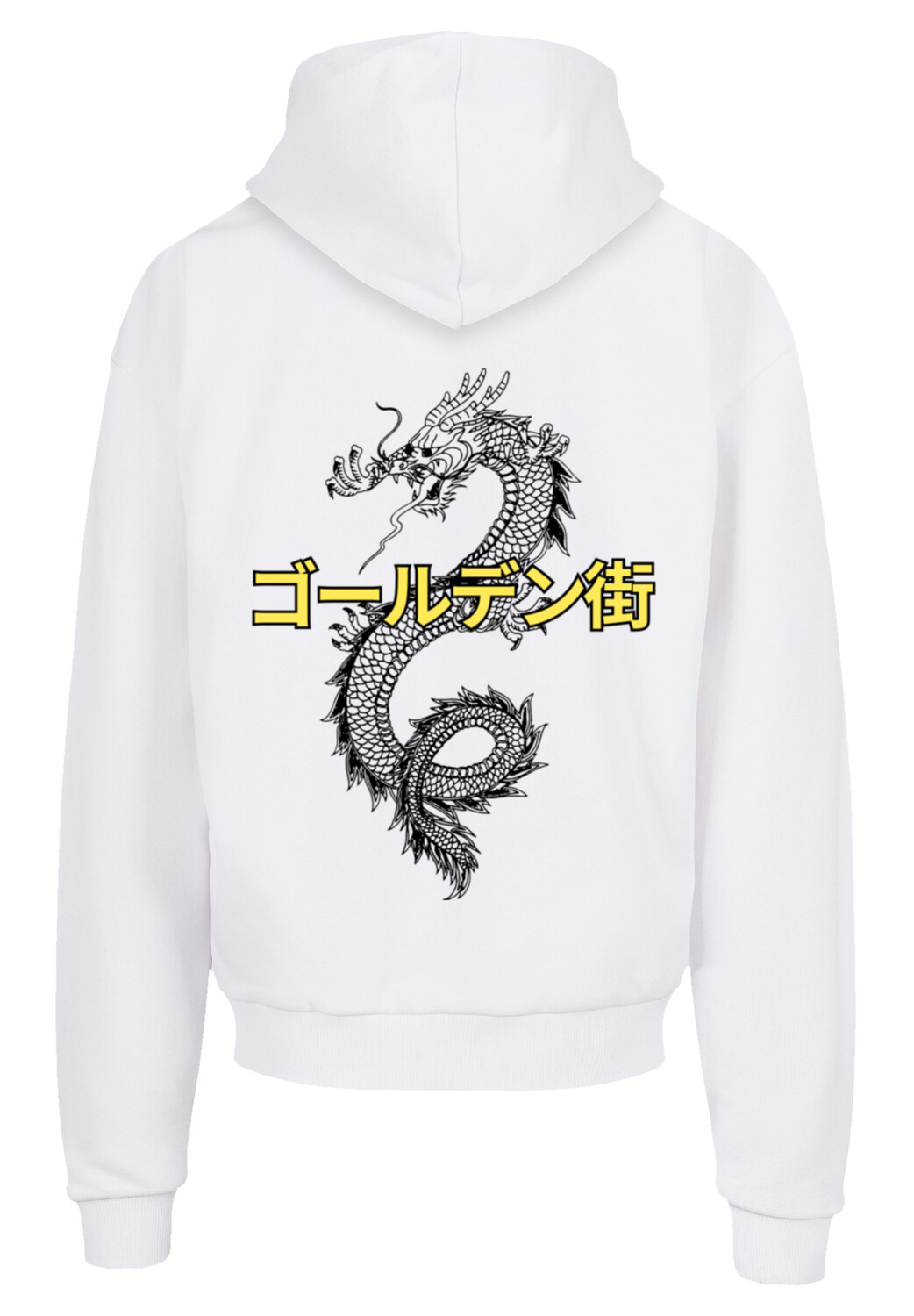 

Пуловер F4NT4STIC Ultra Heavy Hoodie Drache Japan Golden Gai, белый