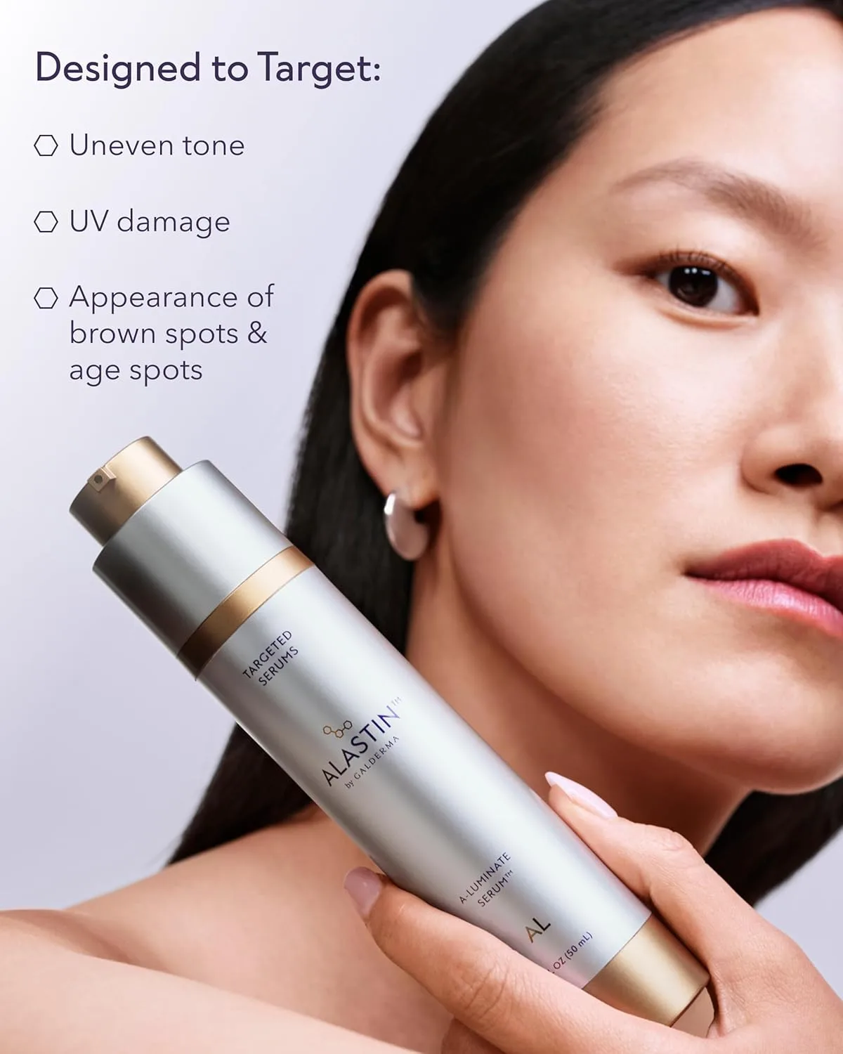 Сыворотка Alastin Skincare — Для лица A-LUMINATE ( ) | Увлажняющая формула, которая заметно выравнивает текстуру кожи, 48 г — фото 4