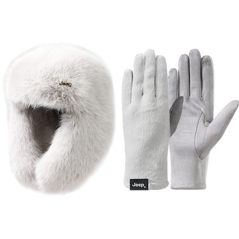 

Женская шапка-ушанка Jeep, elegant серый