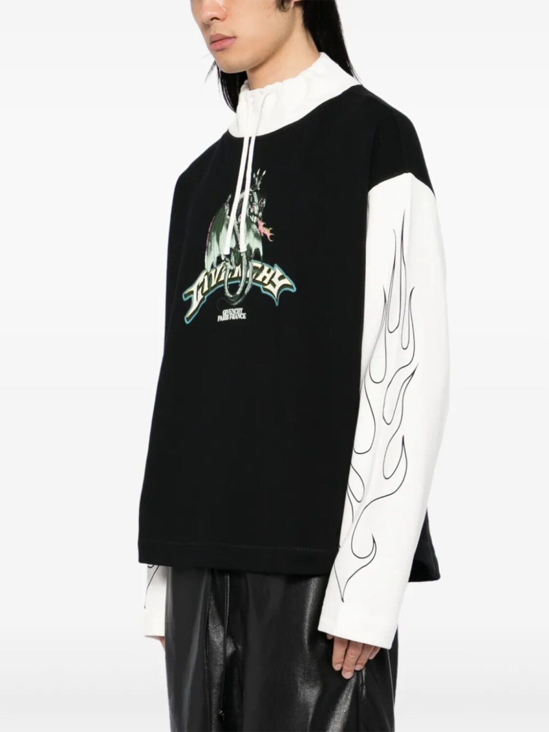 Givenchy толстовка с графичным принтом, черный — фото 3