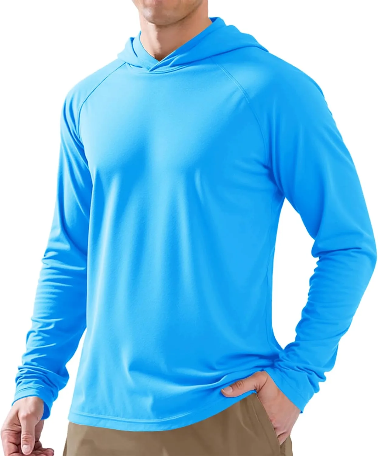 

Мужская толстовка с капюшоном UPF 50+ для защиты от солнца PLUMZJOY