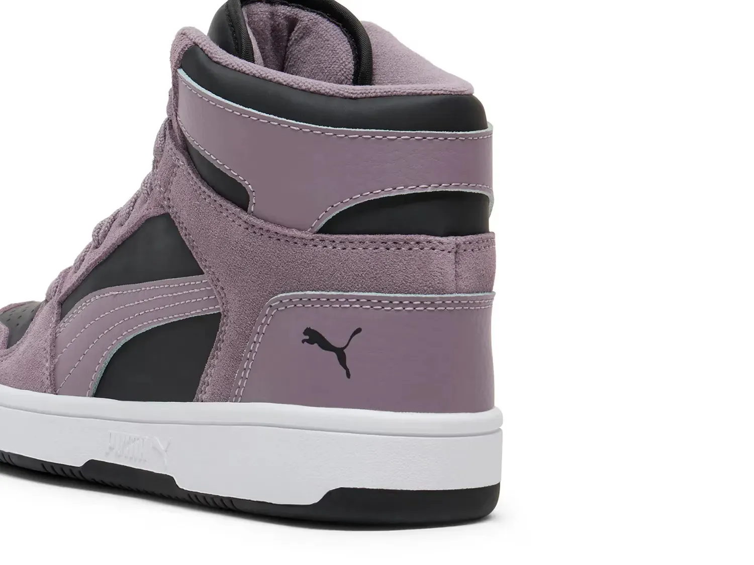 Кроссовки Rebound Layup Marshmallow - женские Puma, Purple/Black — фото 2