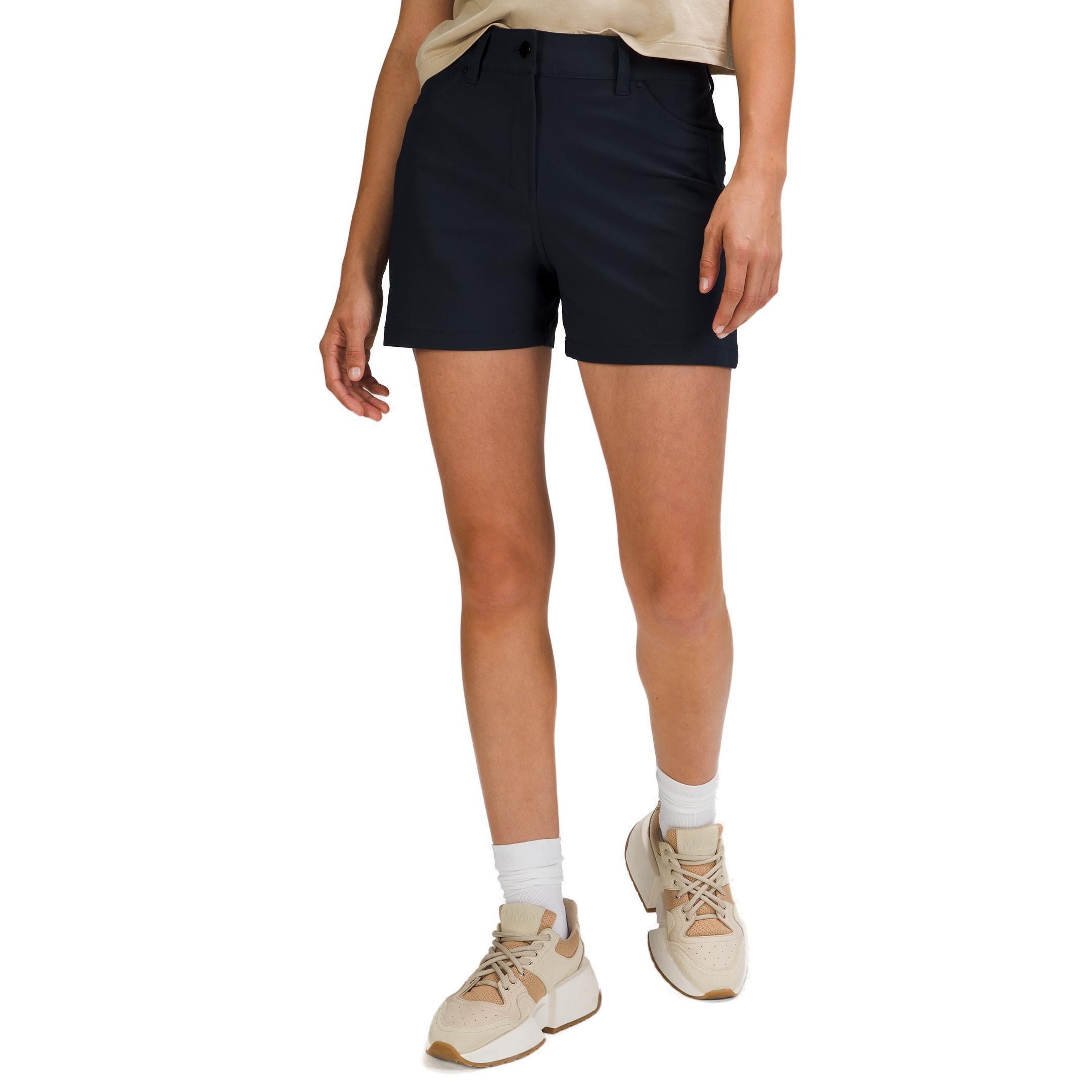 

Женские повседневные шорты City Sleek цвета морской волны Lululemon, Marine Blue