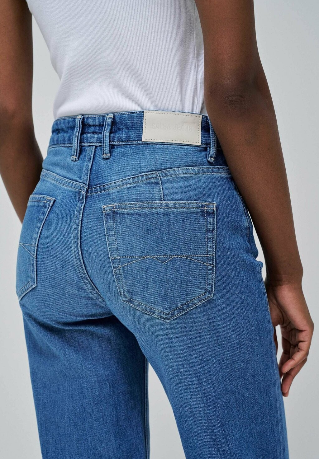 

Джинсы прямого кроя TRUE Salsa Jeans, синий