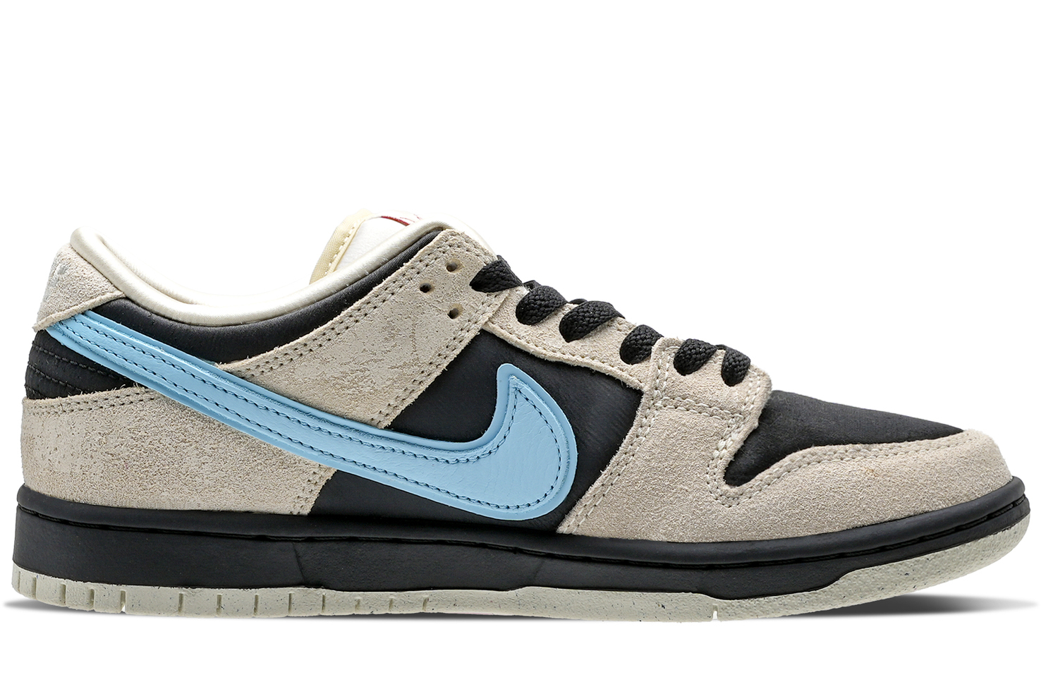 Nike Dunk Dolphin Тёплая противоскользящая и износостойкая низкая обувь для скейтбординга унисекс чёрный серый синий — фото 3