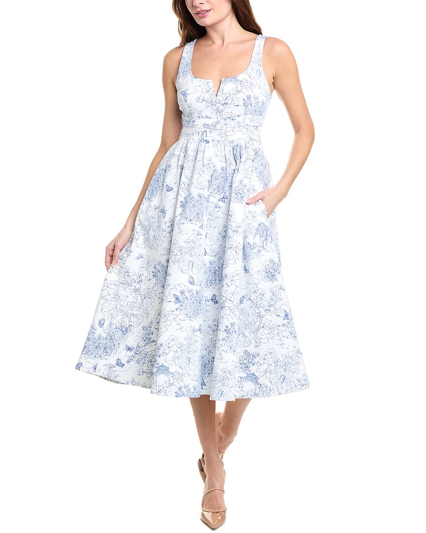 

Платье макси Cinq à Sept Garden Toile Ebba, белый