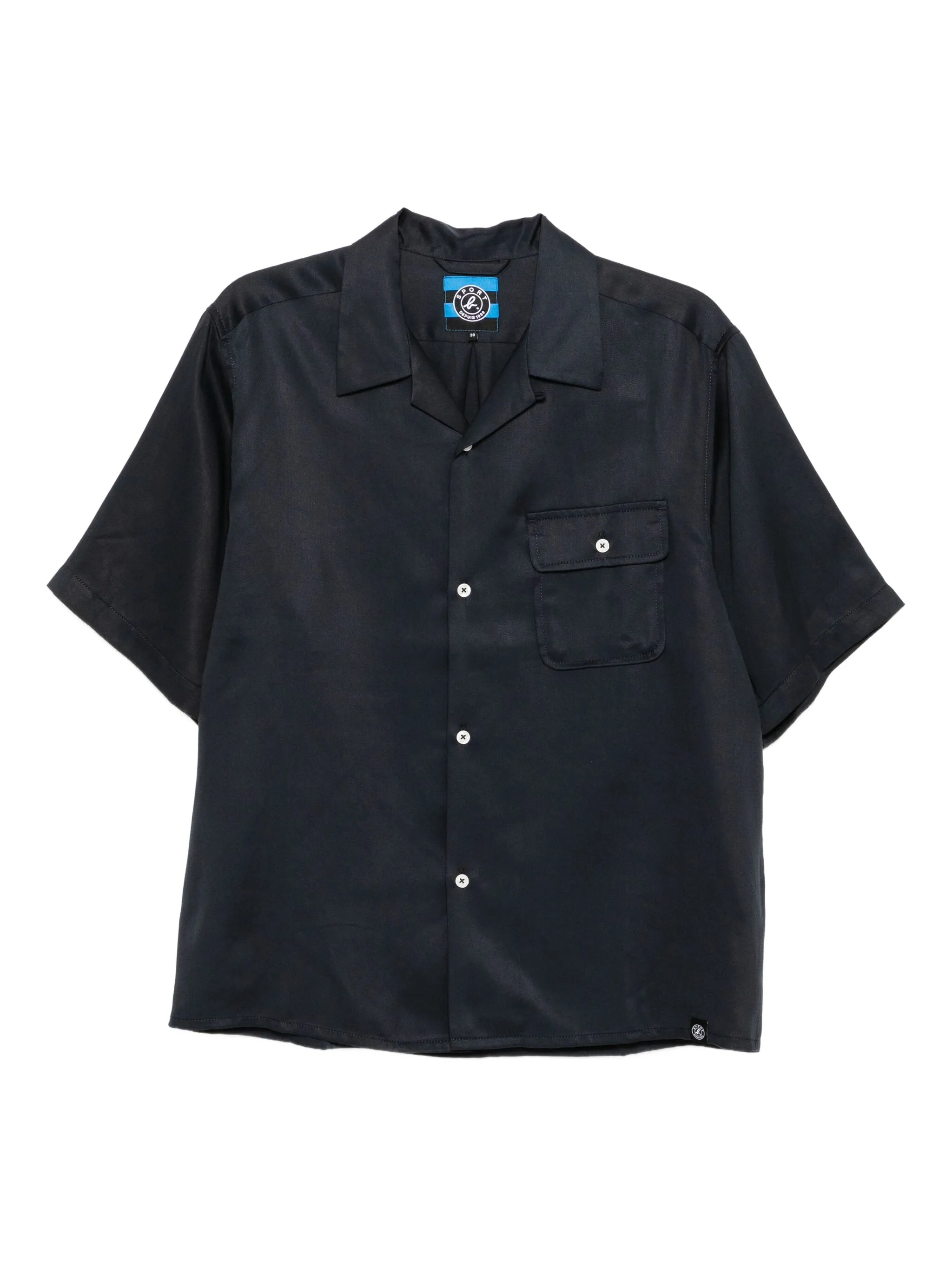 

Рубашка из тенсела Sport B. By Agnès B., синий