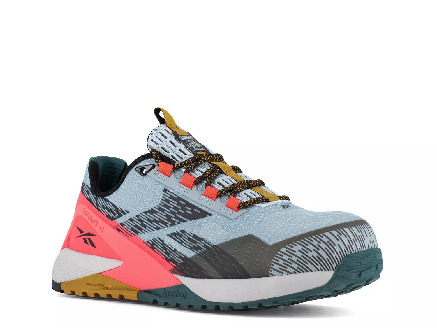 Кроссовки Reebok Work Nano X1 Adventure Composite Toe Work Sneaker - Women's, светло-голубой/мультиколор