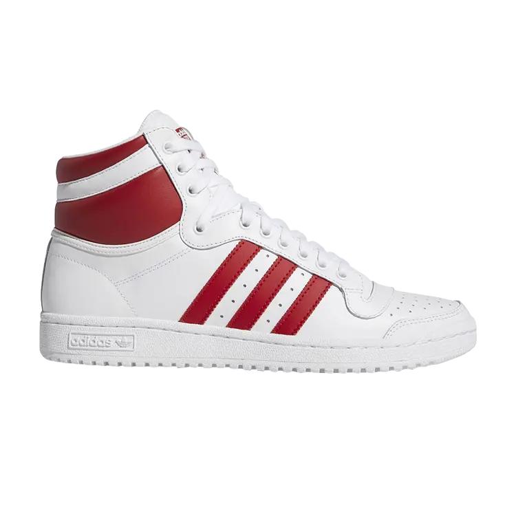 

Кроссовки Adidas Top Ten Hi 'White Scarlet', белый