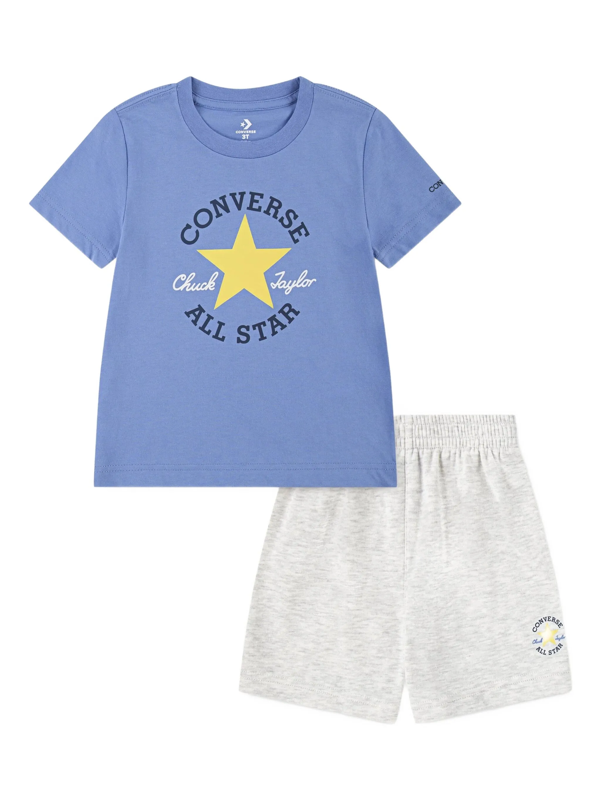 

Комплект из шортов с логотипом Converse Kids, синий