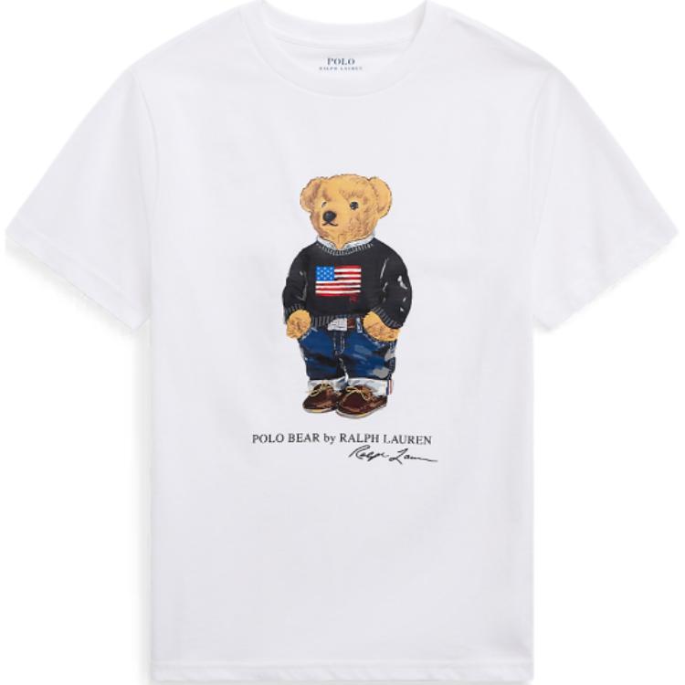 

Футболка белая детская Polo Ralph Lauren