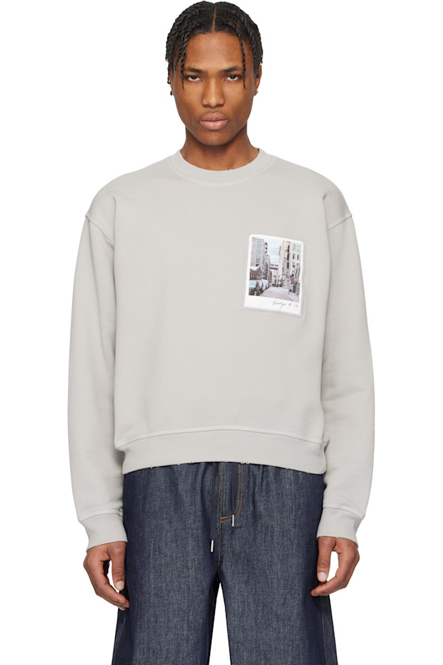 

Свитшот с изображением Дамбо Helmut Lang, серый