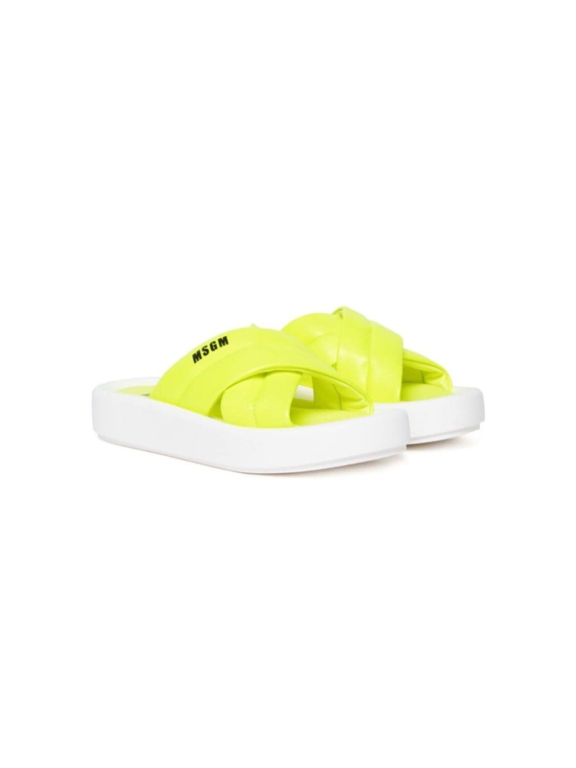 

Сандалии с логотипом MSGM Kids, желтый