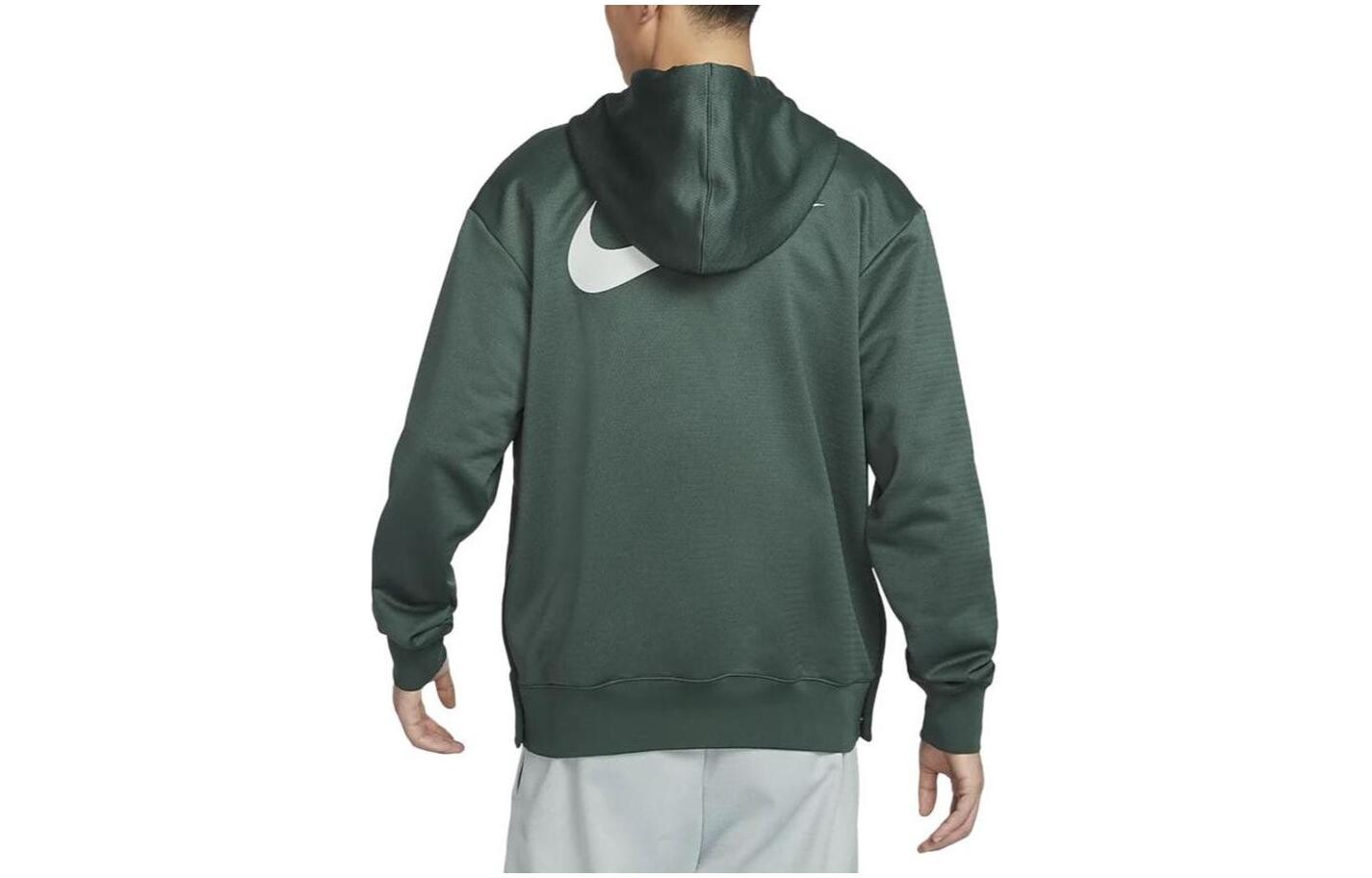 Толстовка мужская Therma-FIT зеленая Nike, зеленый — фото 2