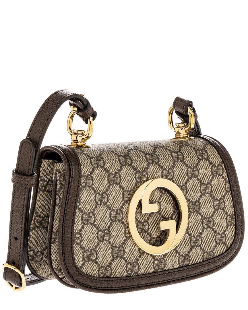 

Сумка на плечо Gucci Blondie Mini GG Supreme из ткани и кожи, бежевый