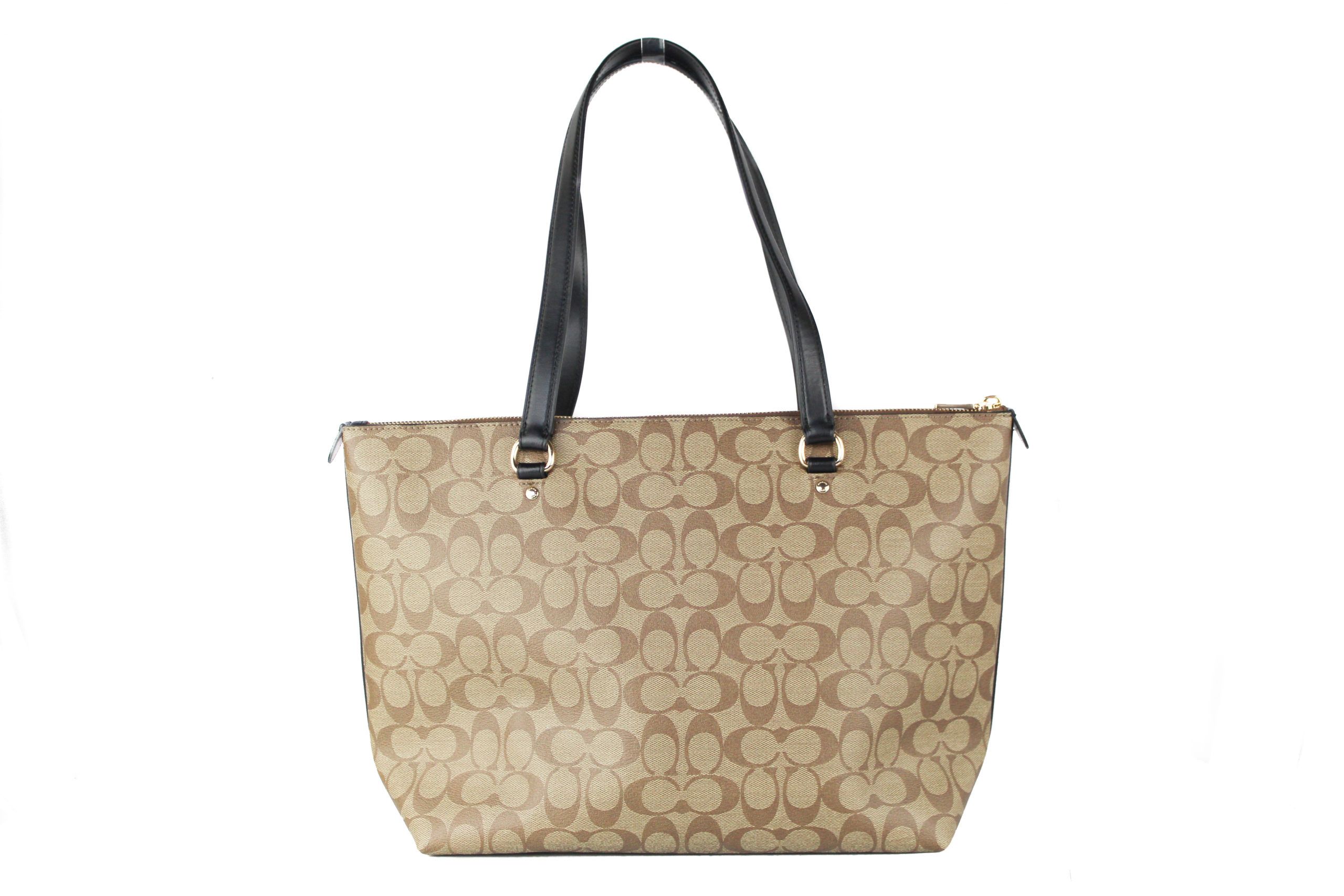 

Сумка-тоут Gallery Tote из кожи и холста с фирменным покрытием Coach