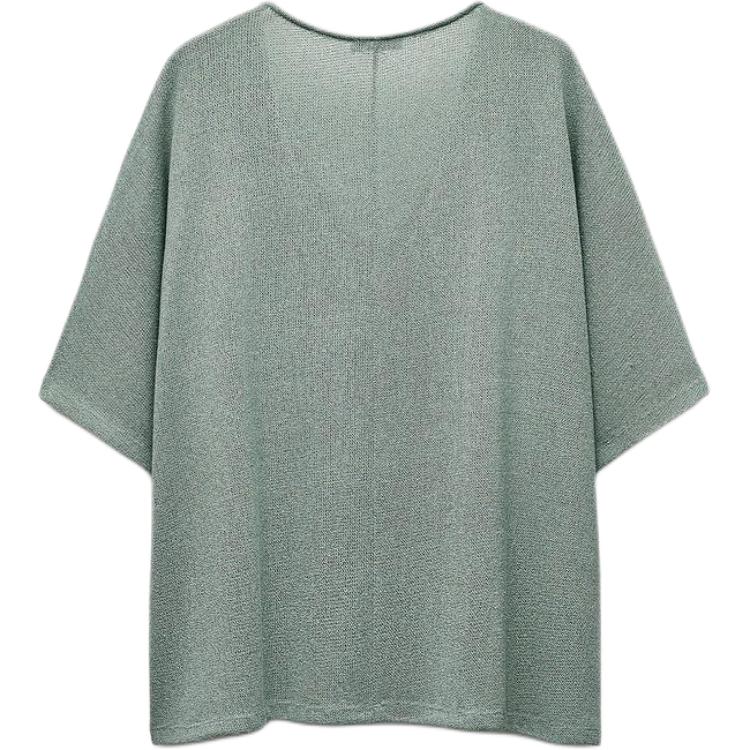 Футболка женская V-образный вырез Moderate ZARA, мультиколор — фото 3