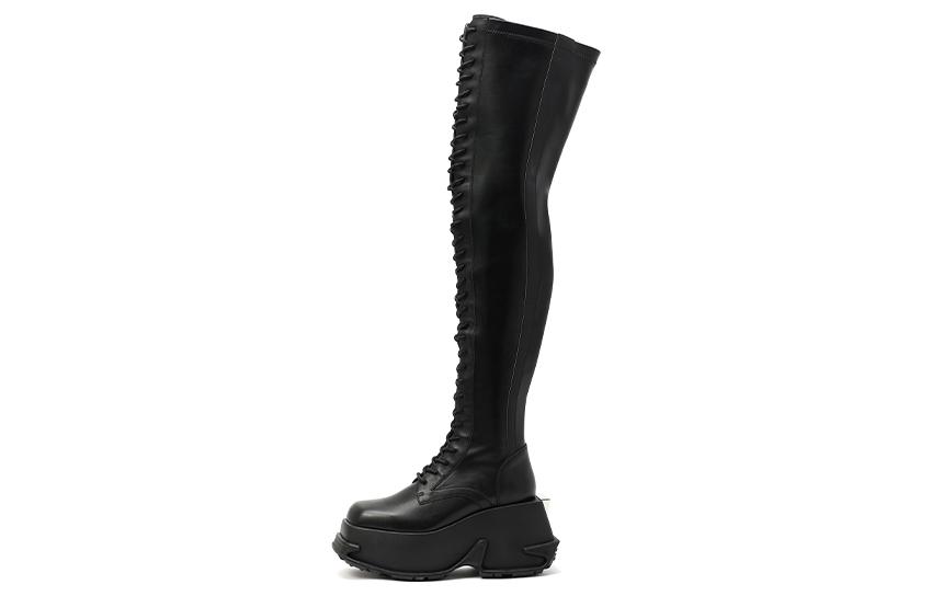 Сапоги выше колена Candy Series 9,5 см женские DAPHNE LAB, Classic Black