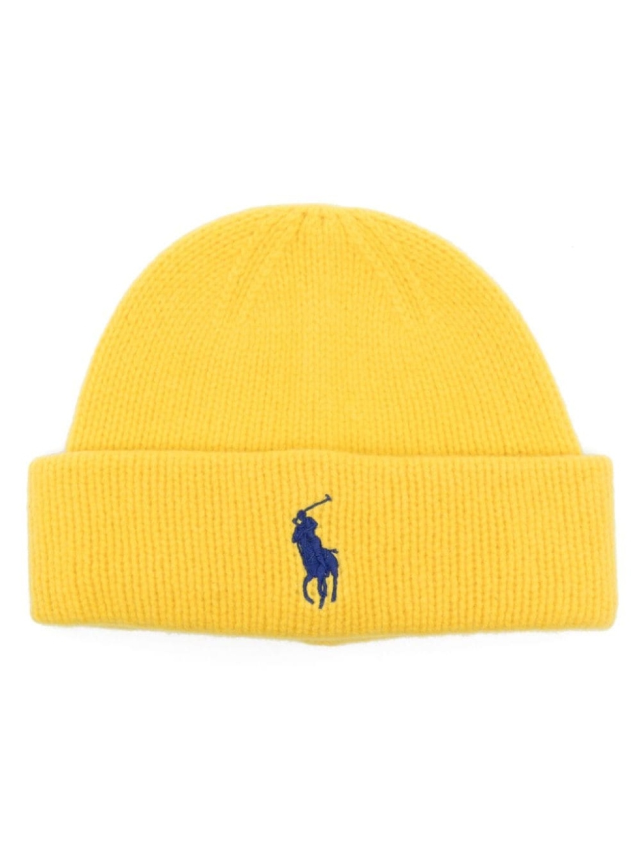 

Polo Ralph Lauren шерстяная шапка бини Polo Pony, желтый