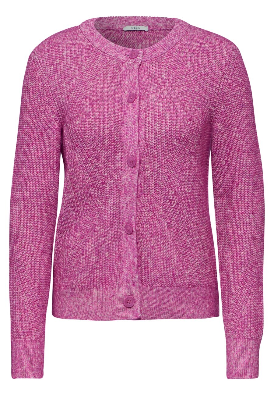 

Вязаный кардиган CECIL Knit Cardigan, цвет mottled purple