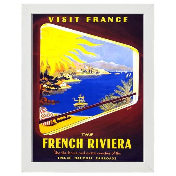 

Рамка для фотографий LegendArte Poster French Riviera, белый