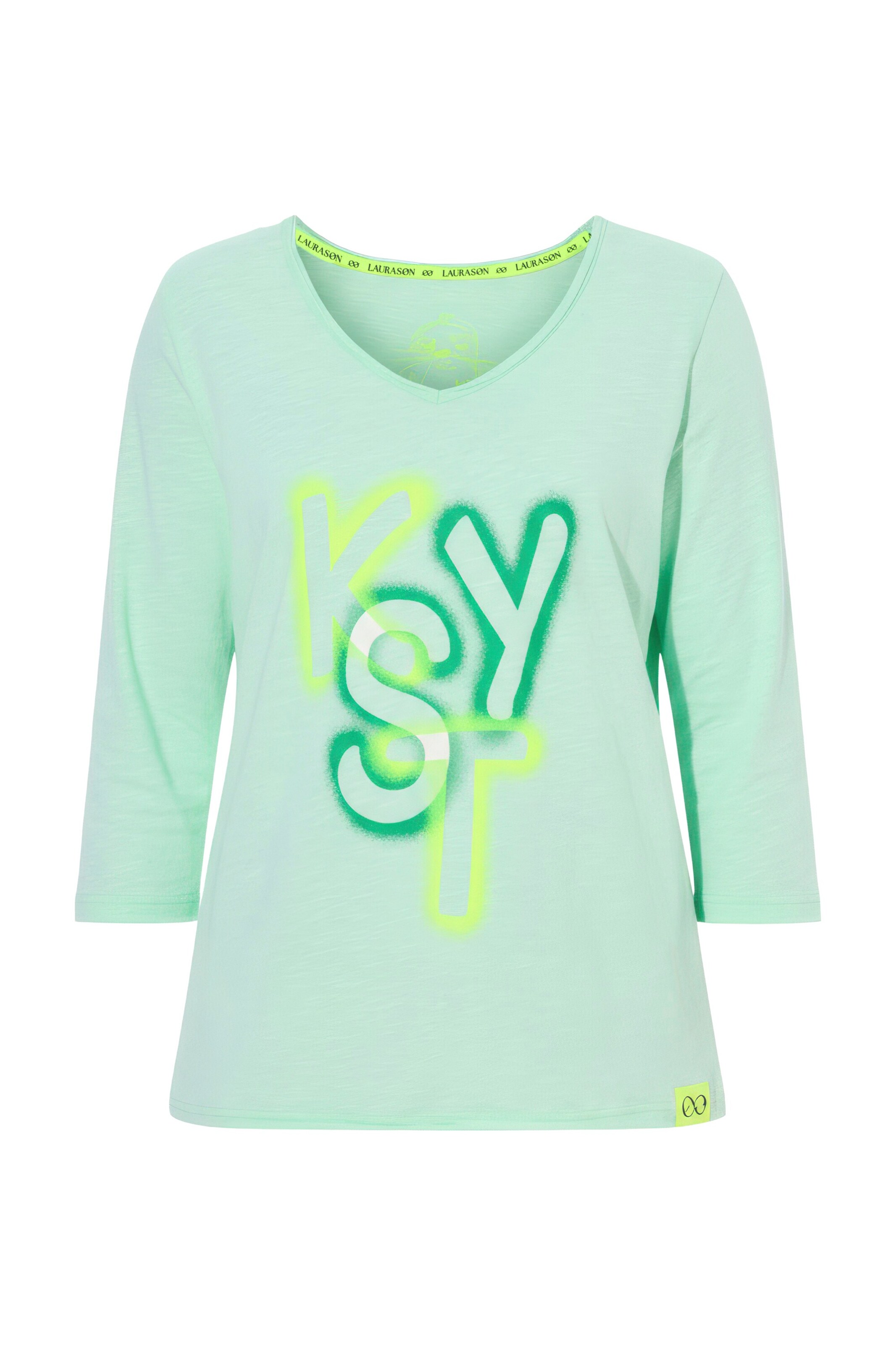 

LAURASØN Лонгслив в цветах Mint, Neon Green, Dark Green