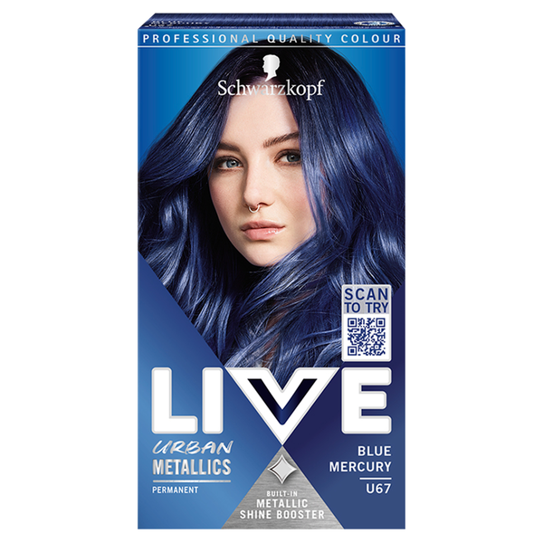 

Краска для волос U67 синяя ртуть, 1 упаковка. Live Urban metallics, цвет u67 blue mercury