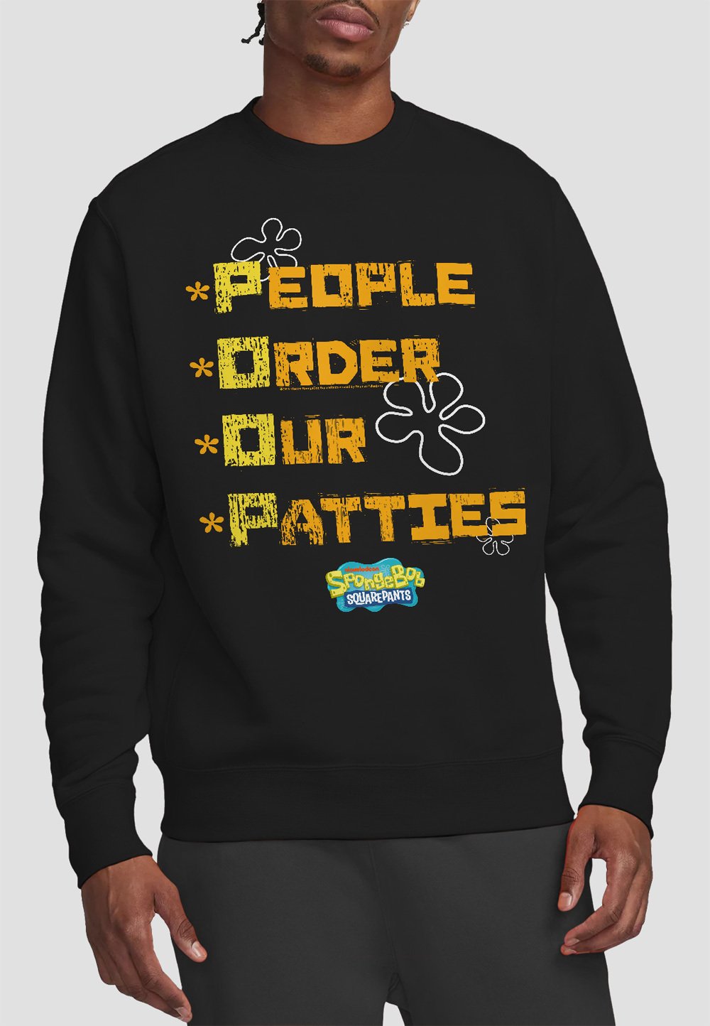 

Толстовка SPONGEBOB PEOPLE ORDER OUR PATTIES Cotton Soul, черный