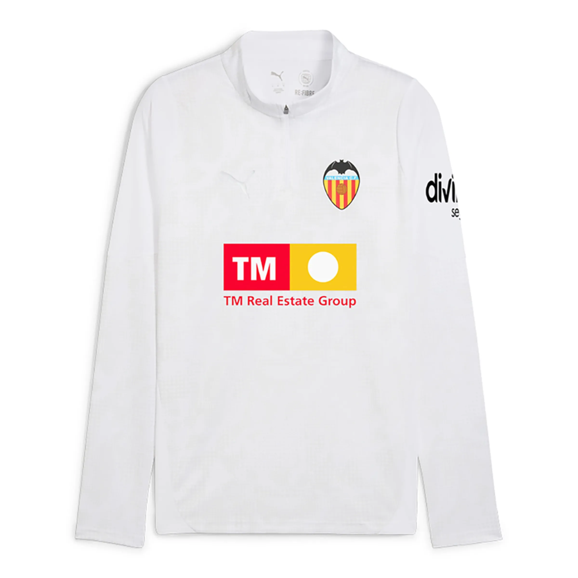 

Мужская куртка VCF Training с молнией на четверть (S) Puma, белый