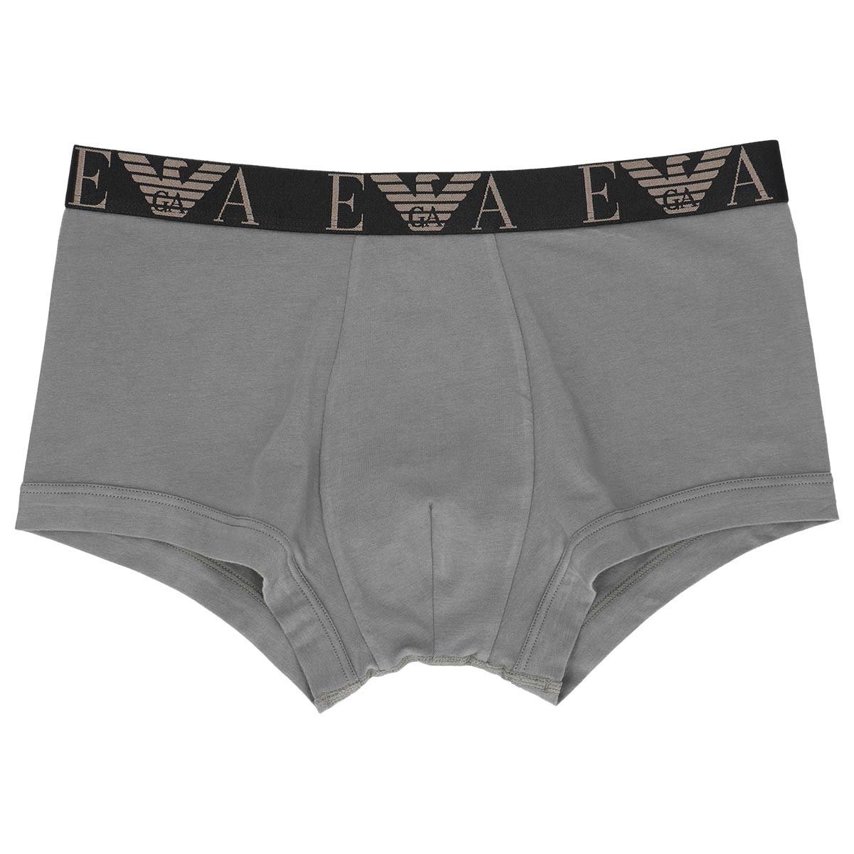 Боксерские шорты BOLD MONOGRAM из эластичного хлопка. Emporio Armani, 95. Gray