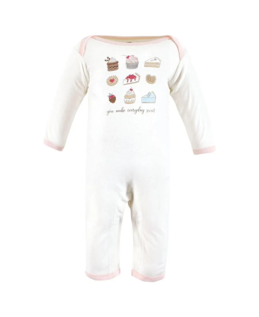 Мягкий хлопковый комбинезон для девочек Hudson Baby, Sweet Bakery — фото 3
