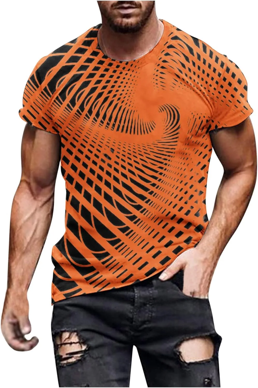 

Мужская футболка с 3D принтом Hipster Hip Hop, короткий рукав Zeiyignr