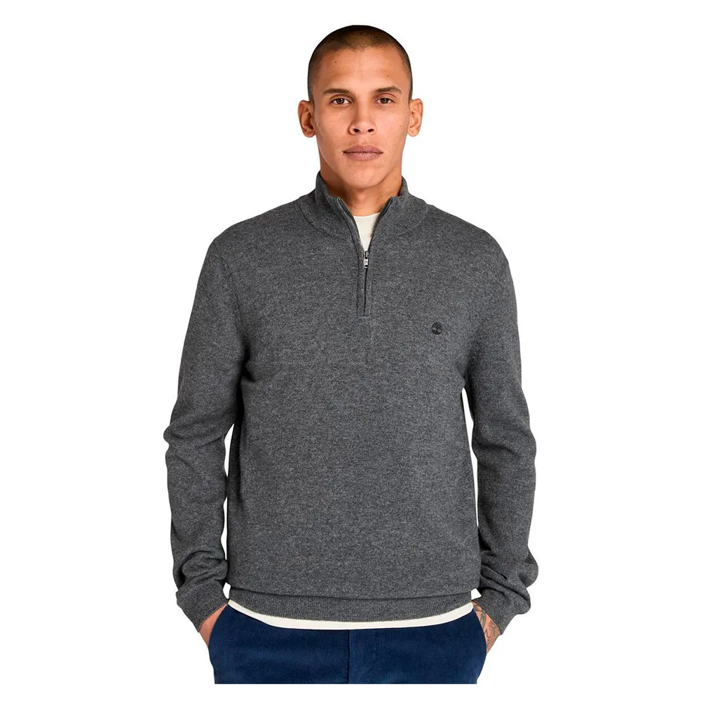 

Свитер Timberland Cohas Brook half zip, серый