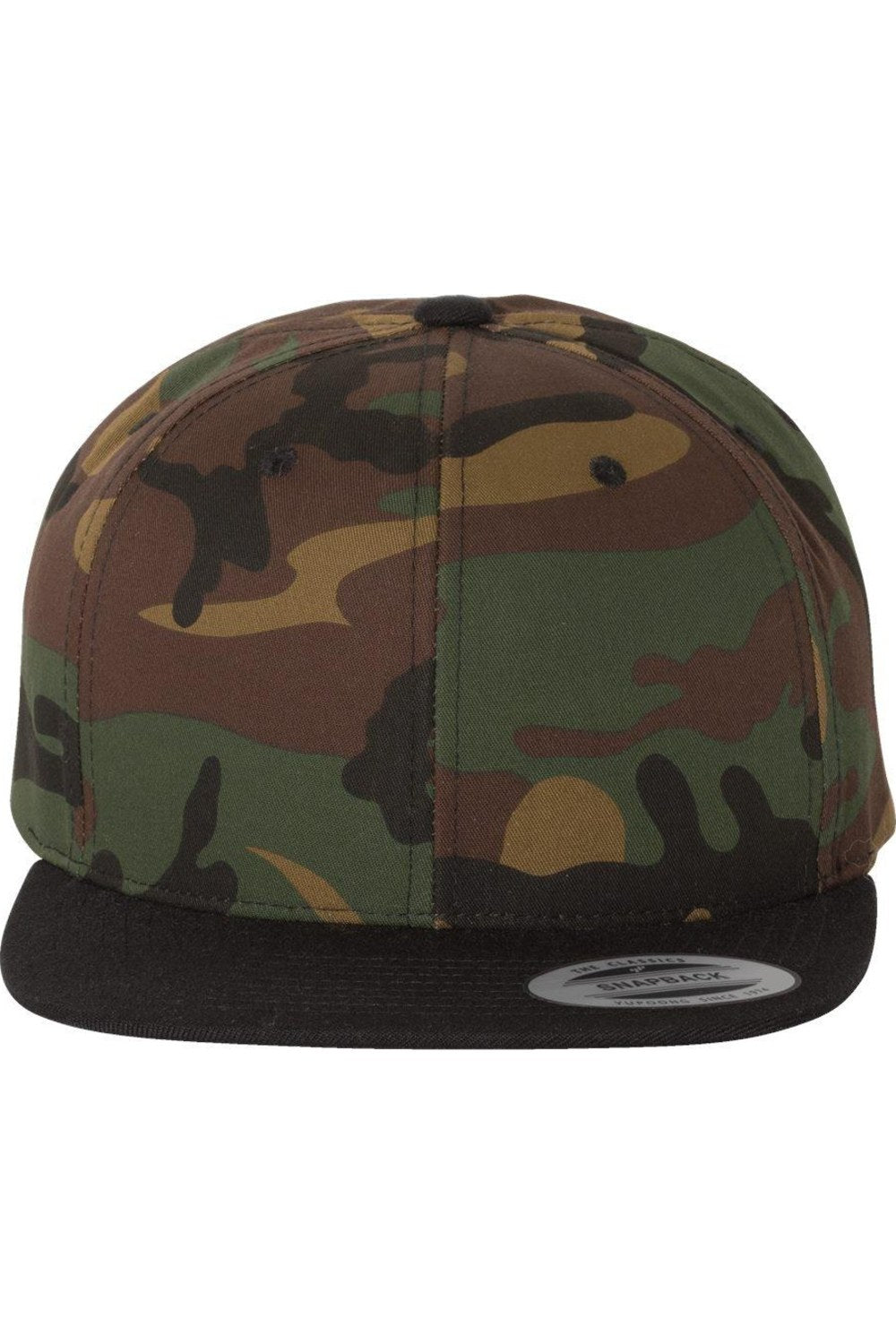 

Кепка с плоским козырьком YP Classics Snapback, хаки/черный